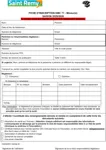 A1 Fiche d'inscription mineurs 2025